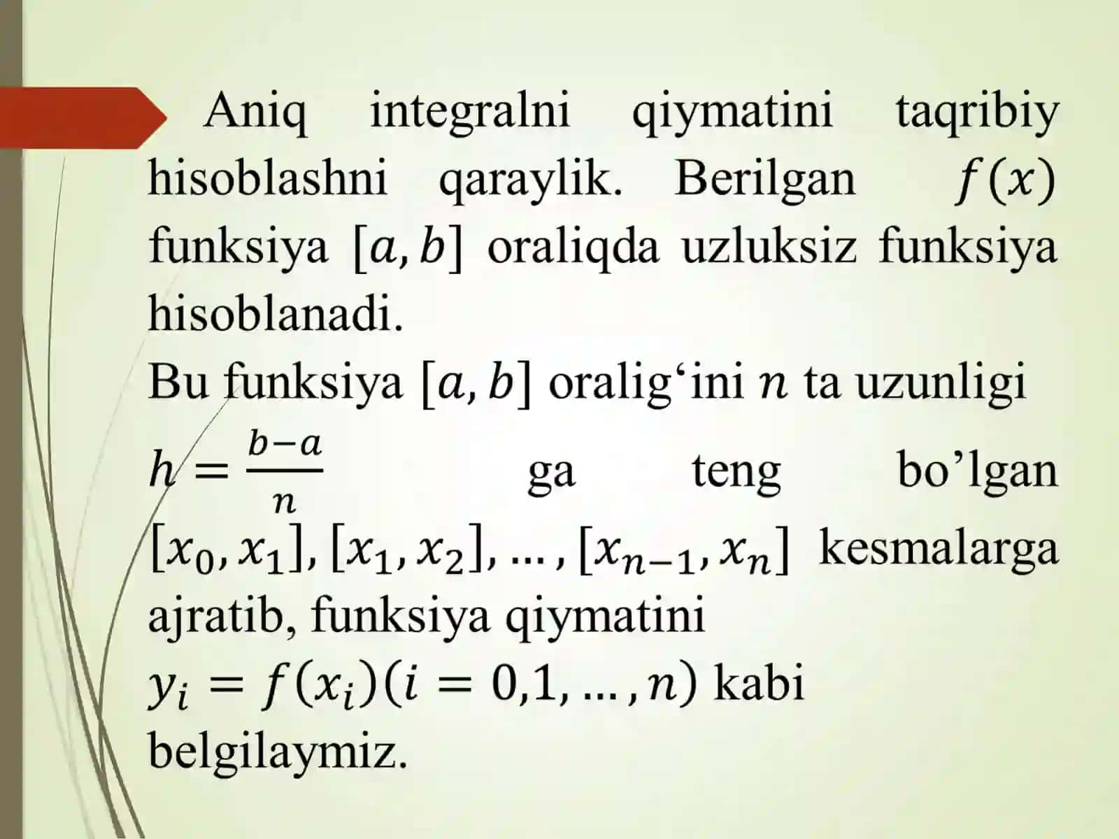 Tarmoqlanuvchi algoritmlar. Algebraik va transendent tenglamalarni taqribiy yechish usullari. Samaradorligini baholash. Iteratsion sikllar. 3