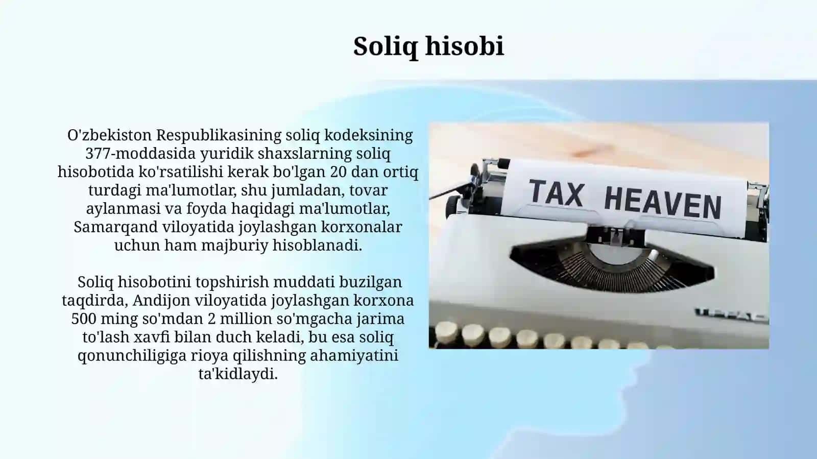 Daromad solig'i 3