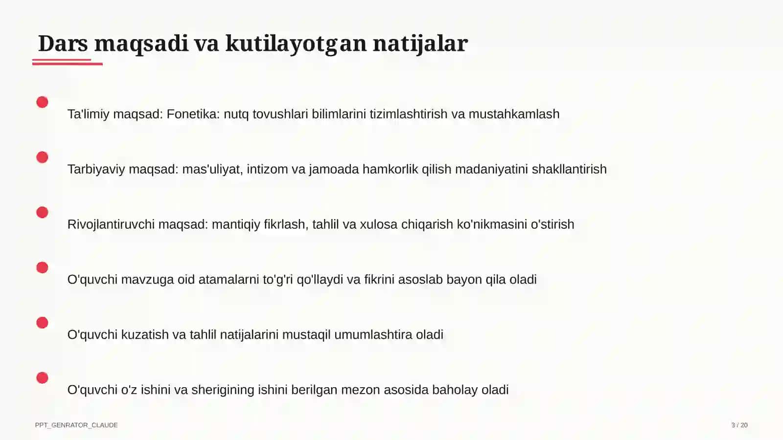 Fonetika: nutq tovushlari (5-sinf) 3