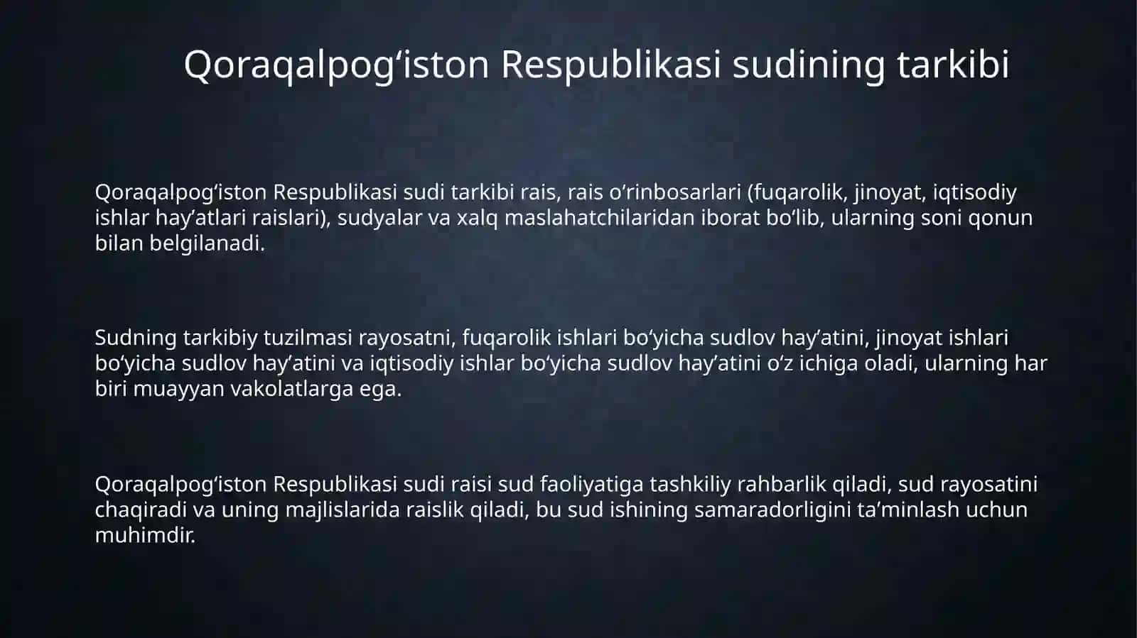 Qoraqalpog'iston Ma'muriy Sudlari 3