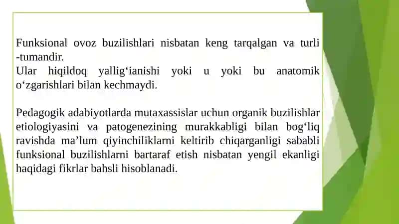 Funktsional ovozbuzilishlari 3