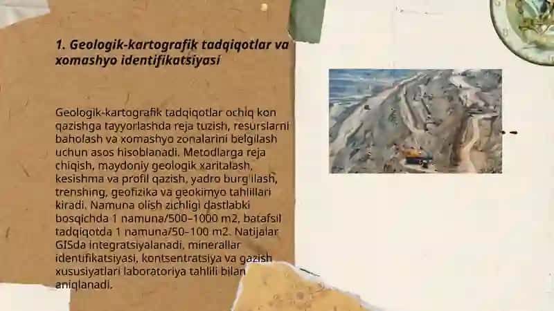 Ochiq kon ishlarida qazishga tayyorlash jarayoni 3