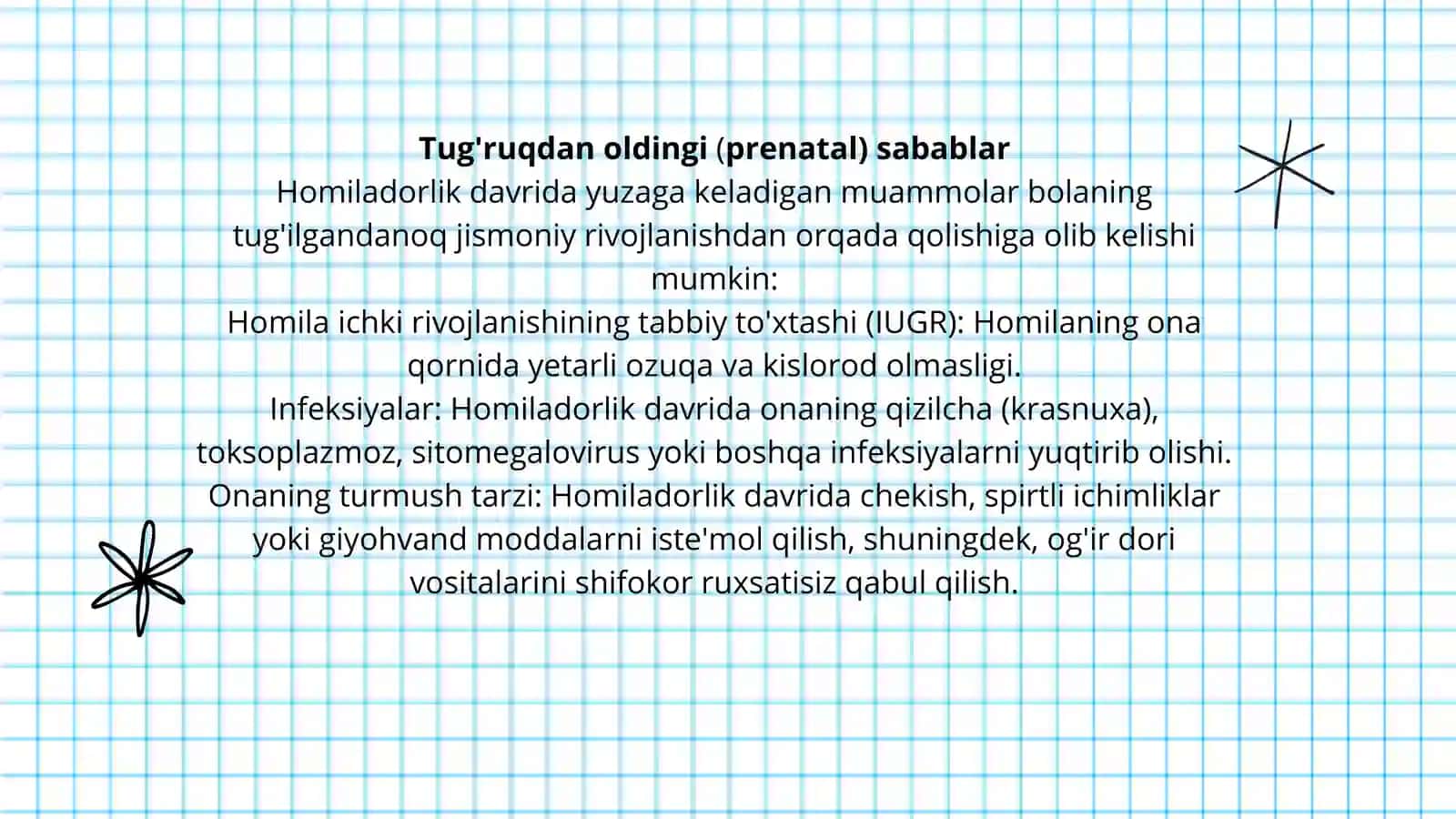 Bolalarning jismoniy rivojlanishda orqada qolishi: sabablari va profilaktikasi | 10 slaydli taqdimot 3