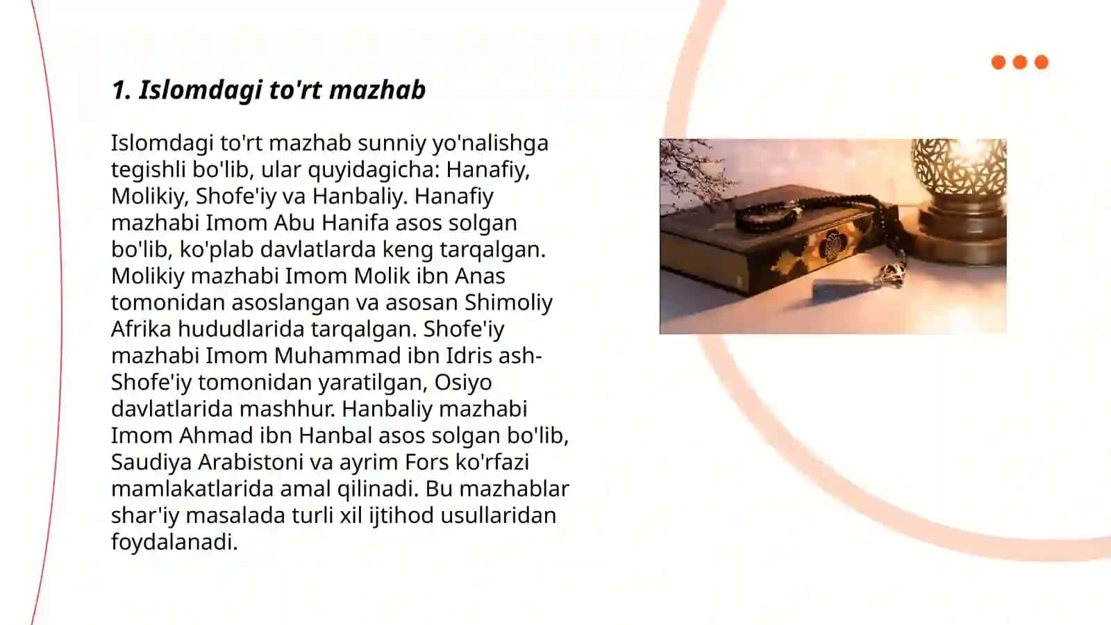 Islomdagi mazhablar 3