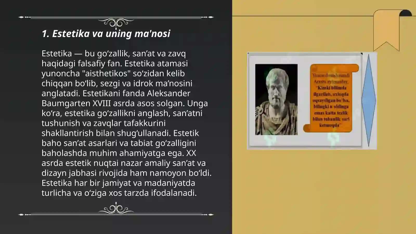 Estetika 3