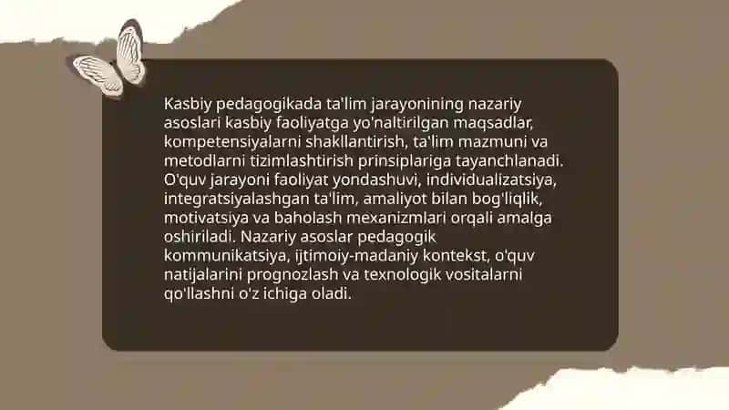 Kasbiy pedagogikada ta'lim jarayoni va didaktik tamoyillar 3
