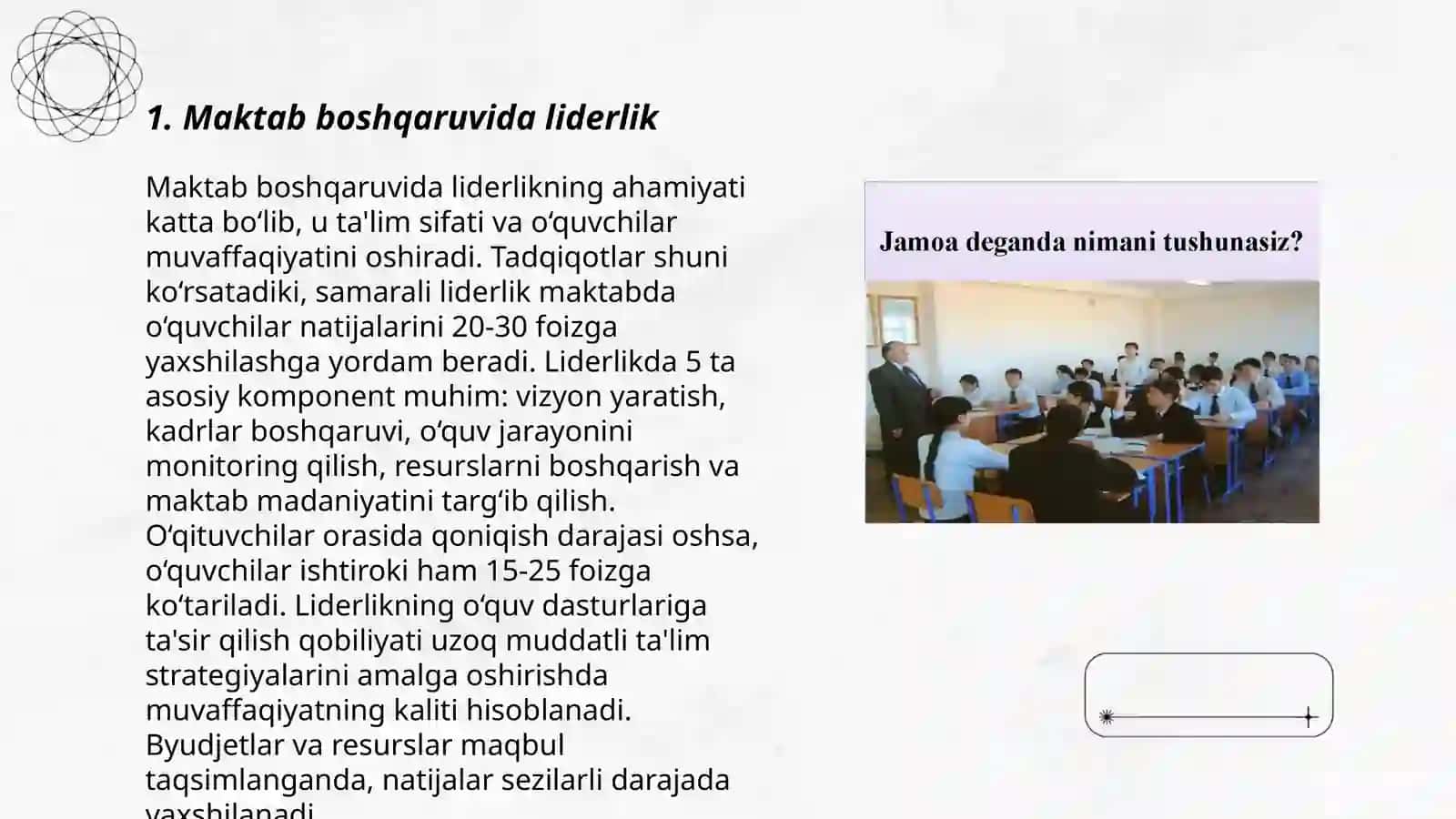 Maktab boshqaruv obyekti sifatida 3