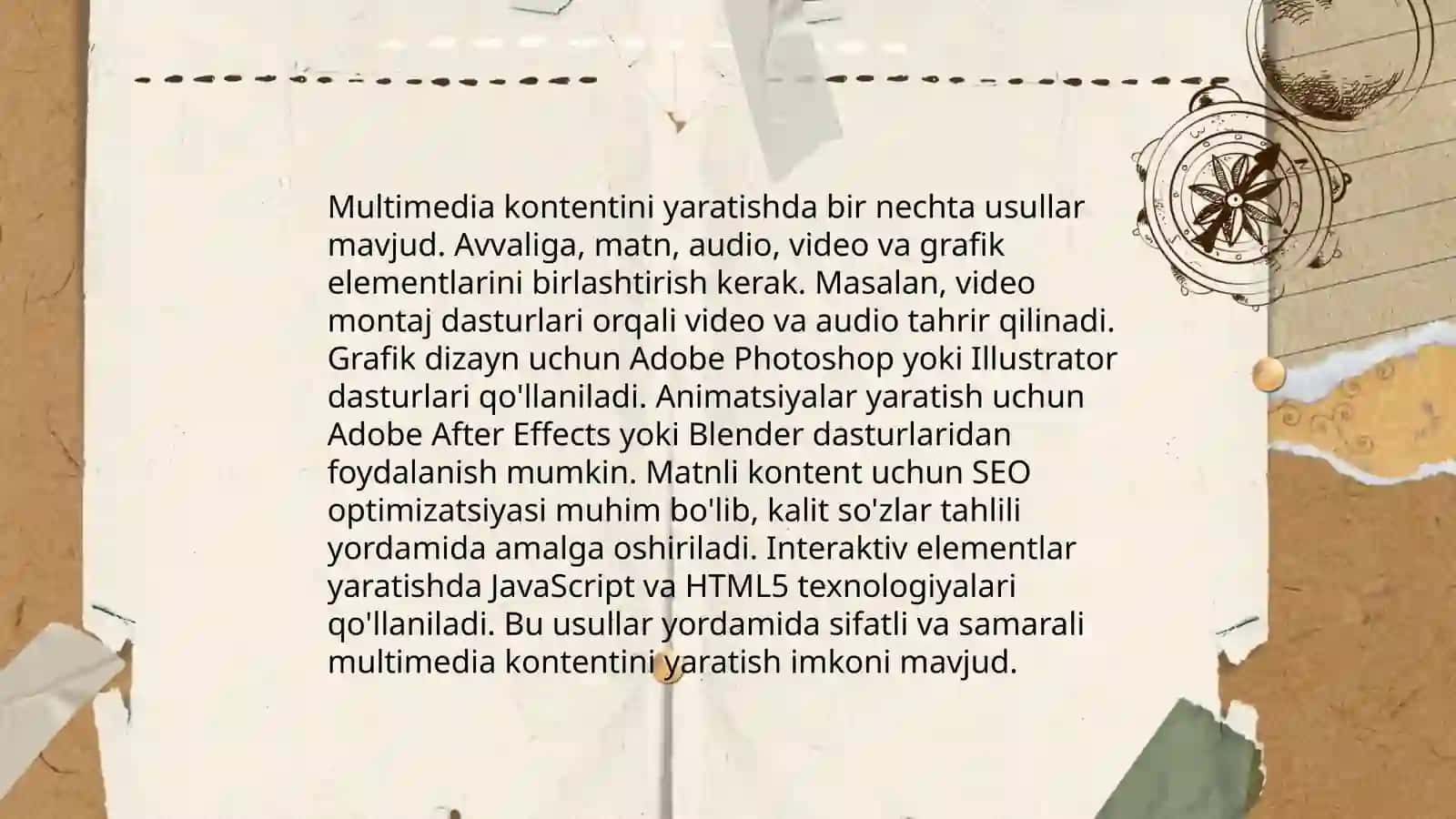 Multimediali ôquv kurslari yaratish 3