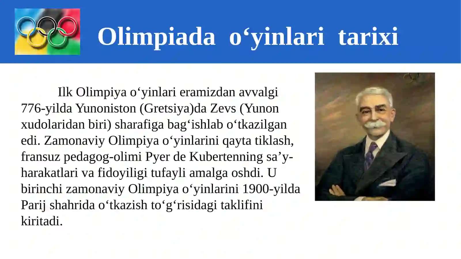 Olimpiadao‘yinlari tarixi 3
