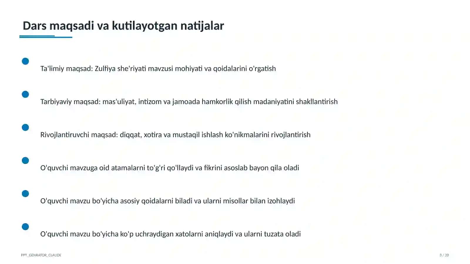 Zulfiya she'riyati (6-sinf) 3