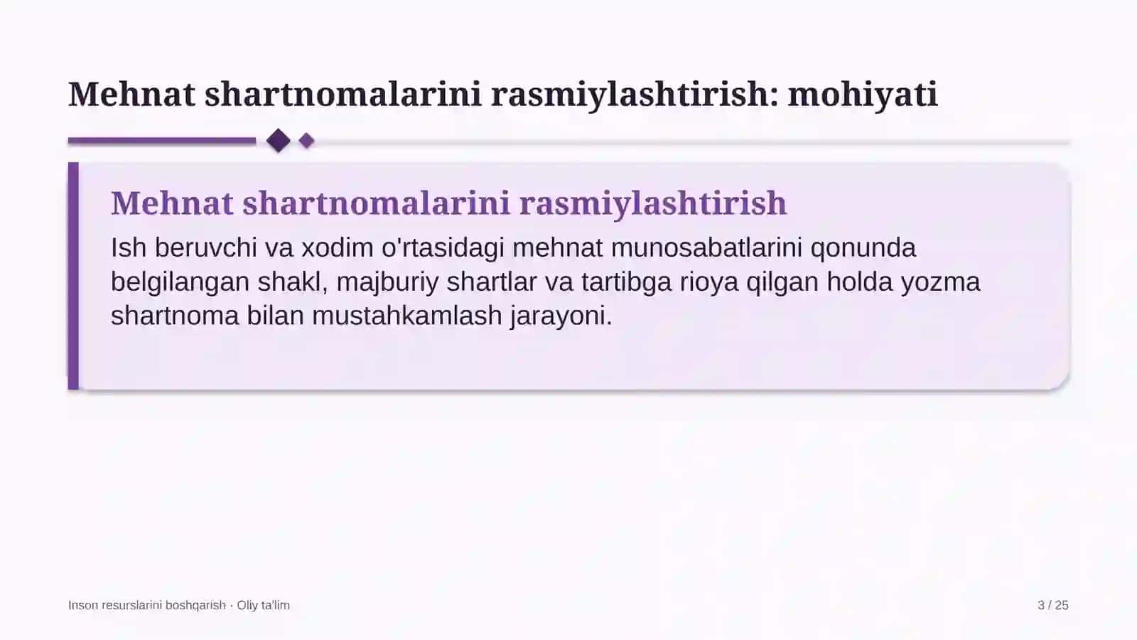 tosh shag'al karyerlarida mehnat shartnomalarini rasmiylashtirish 7289 3