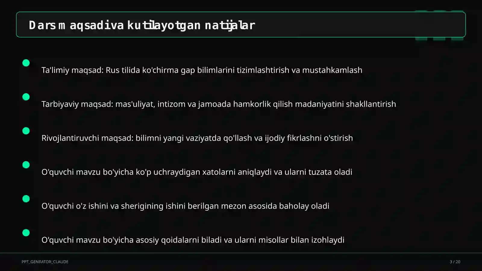 Rus tilida ko'chirma gap (9-sinf) 3
