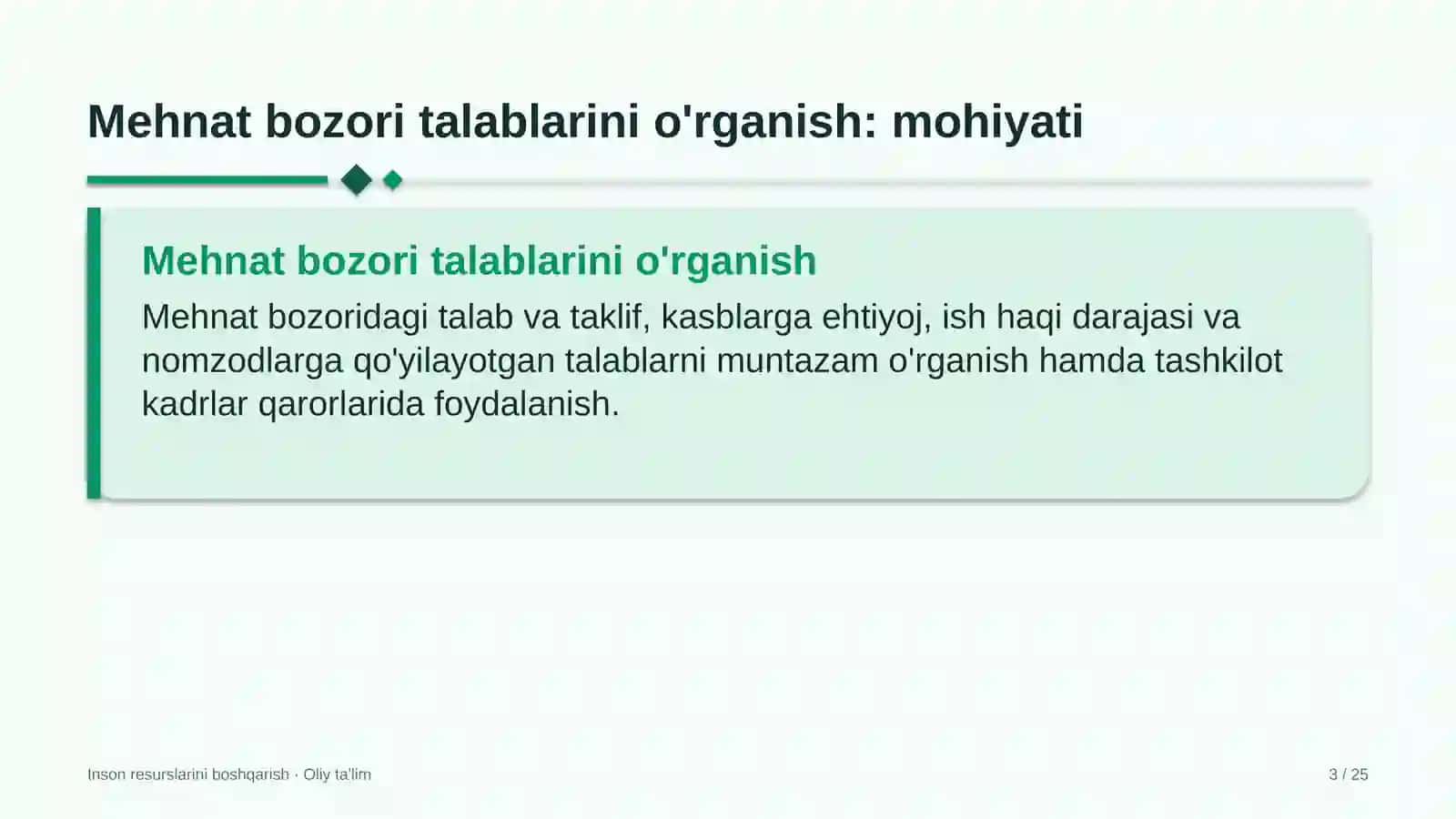 marketpleyslarda mehnat bozori talablarini o'rganish 7956 3