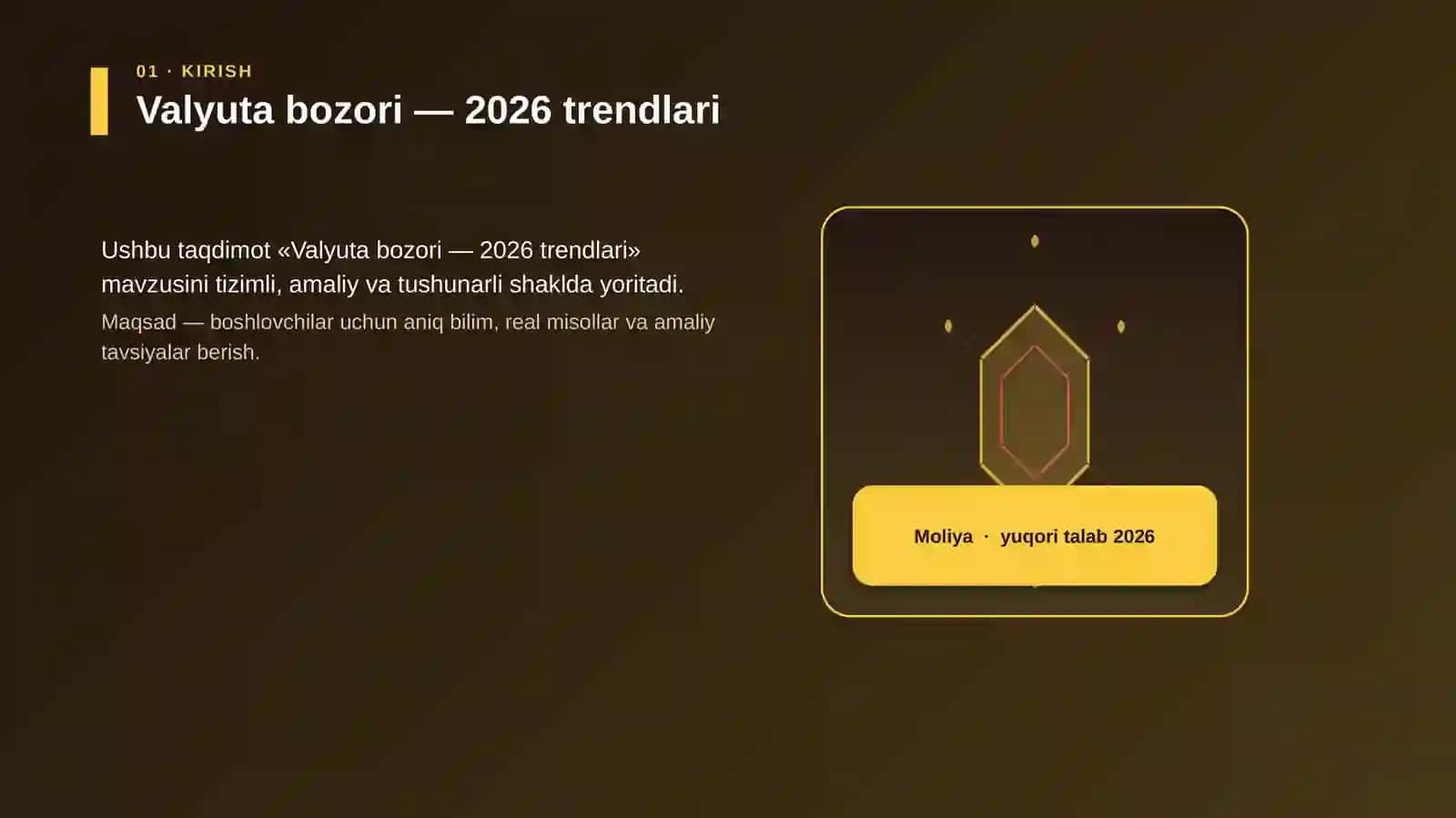 Valyuta bozori — 2026 trendlari 3