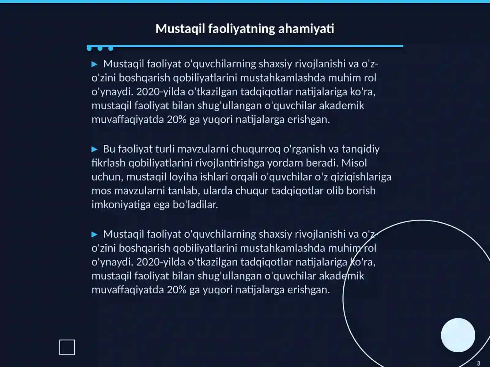 O'quvchilar Mustaqil Faoliyatini Shakllantirishda Pedagogik Mahoratining O'rni 3