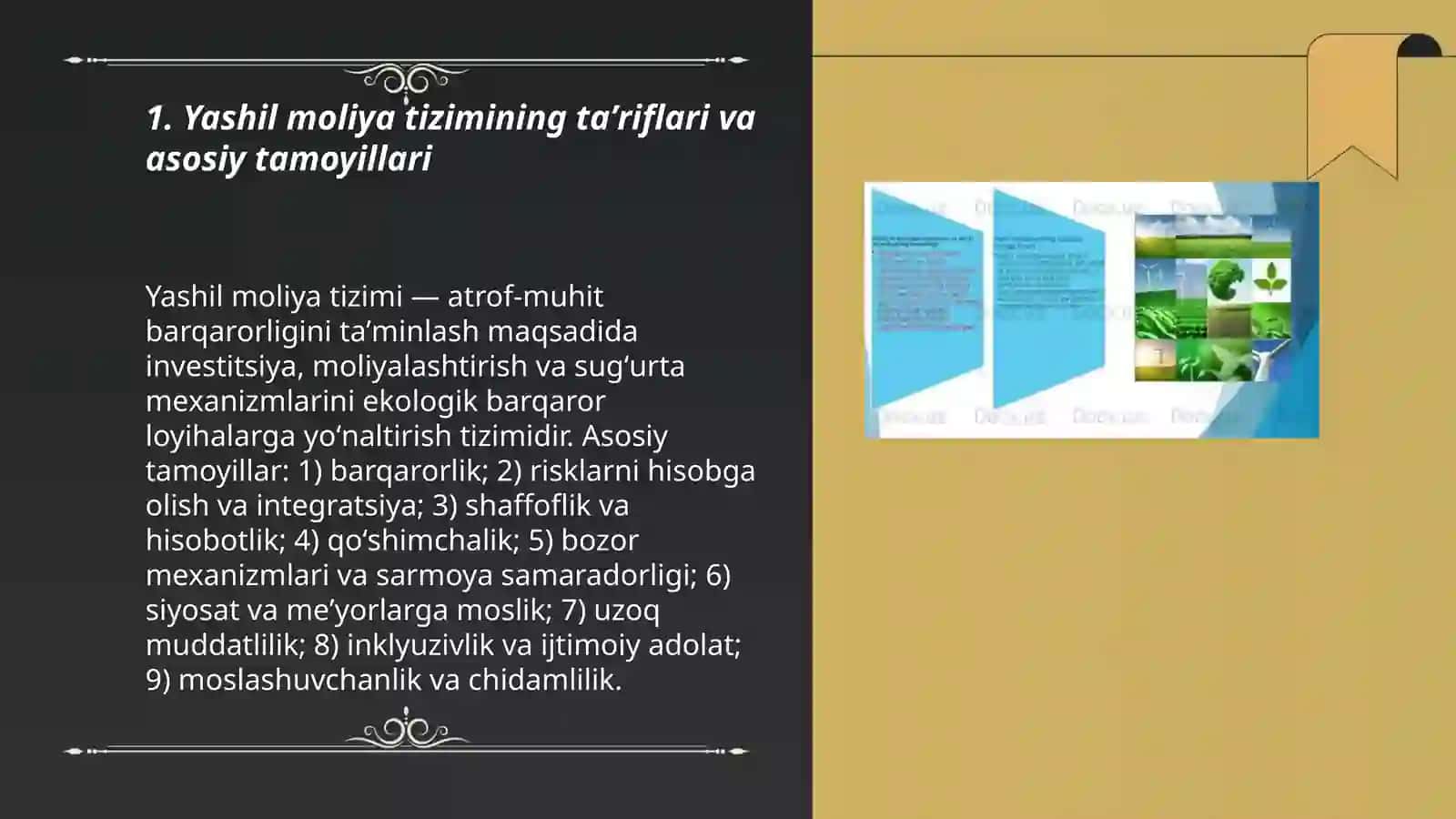 Yashil moliya tizimining tuzilishi va joriy etilishi 3