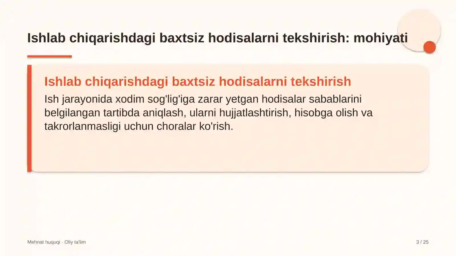 Yuqori tezlikdagi temir yo'l qatnovida ishlab chiqarishdagi baxtsiz hodisalarni tekshirish va hisobga olish 3