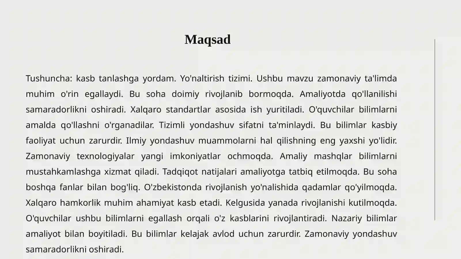 Kasbga yo'naltirish 3