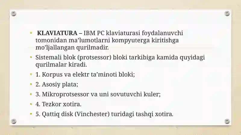 Raqamli Texnologiyalar Fanidagi Taqdimot 3