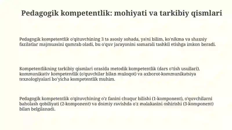 Pedagogik kompetentlikni shakllantirishda masofaviy oʻqitish texnologiyasi 3
