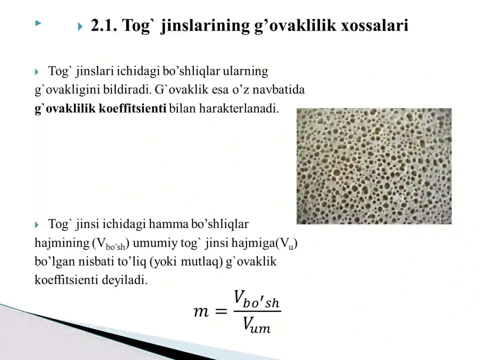 TOG`JINSLARINING G’OVAKLIGI, YORIQLIGI, KOVAKLILIGI VA O’TKAZUVCHANLIGI 3