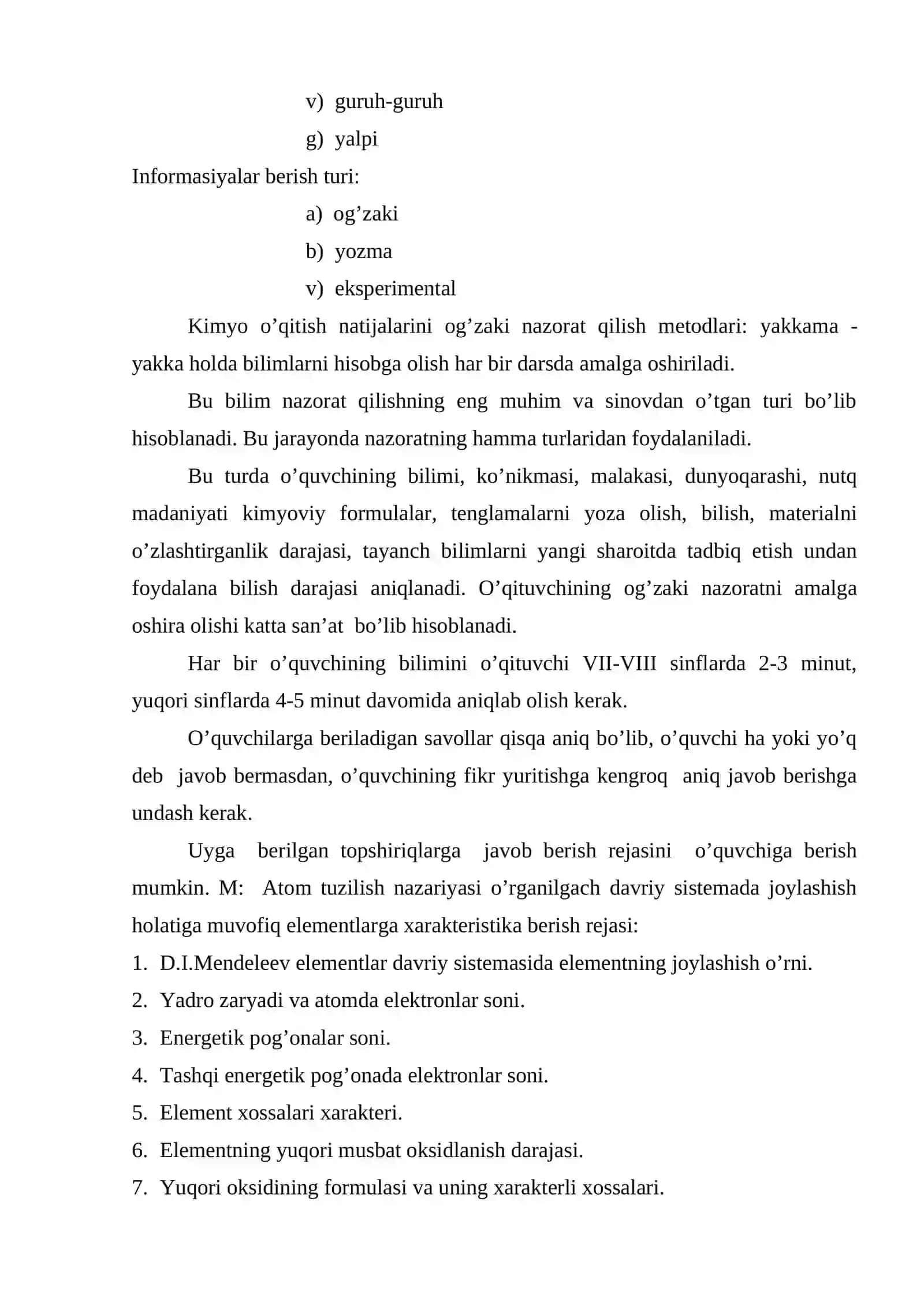 O’quvchilar bilimini nazorat qilishning nazariy asoslari 3