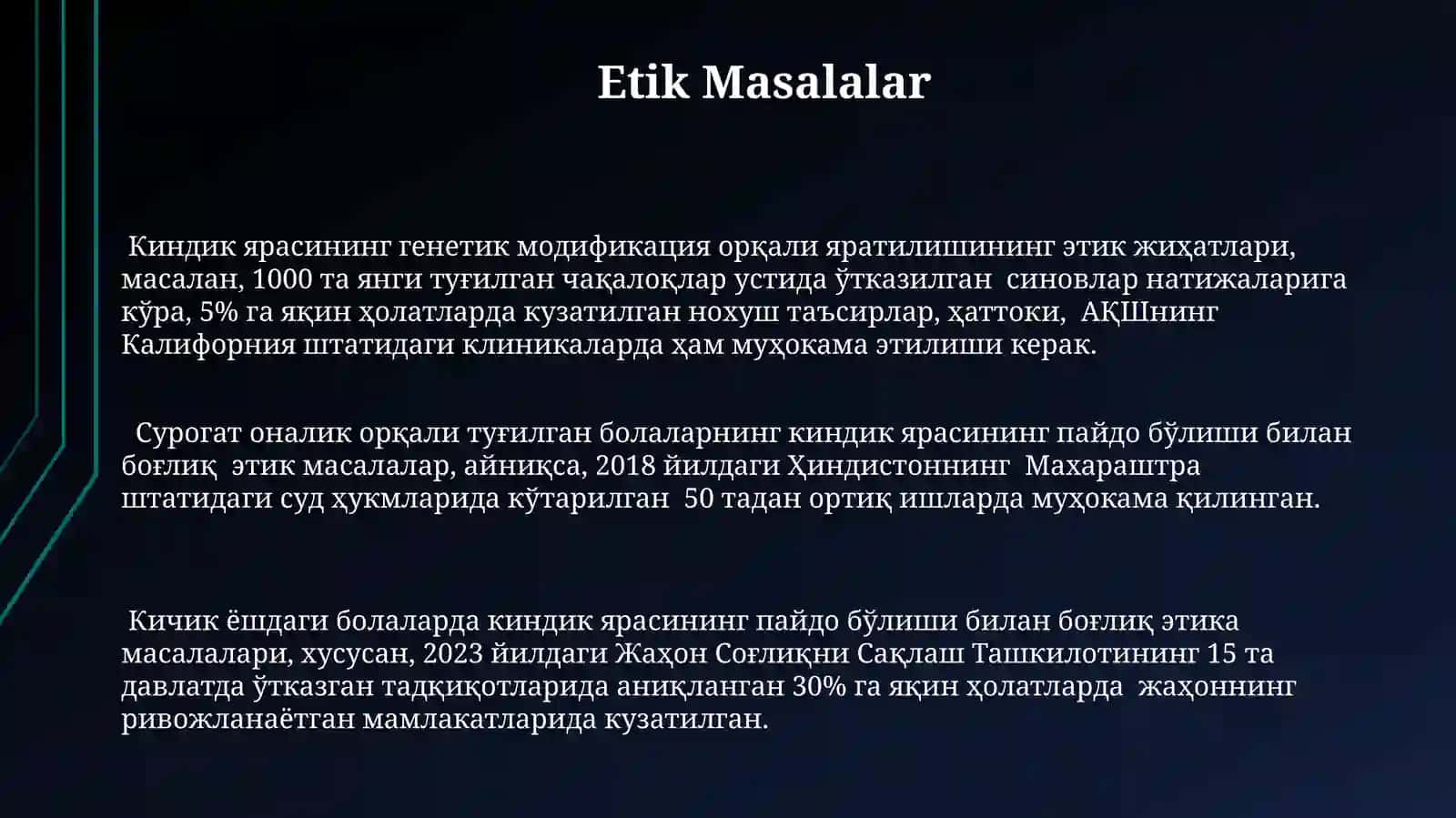 Navlarni yaratish texnologiyasi 3