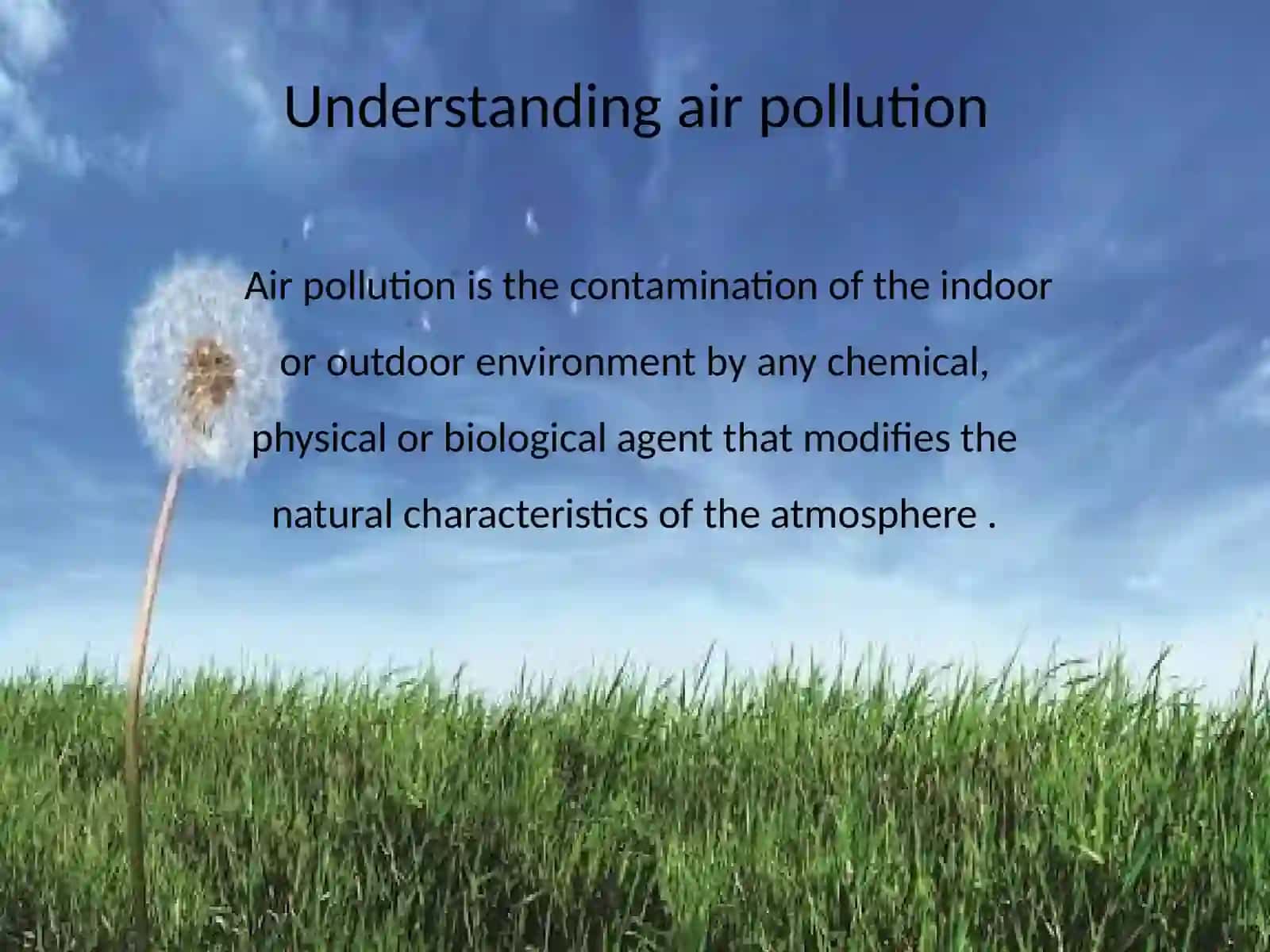 Understanding air pollution 3
