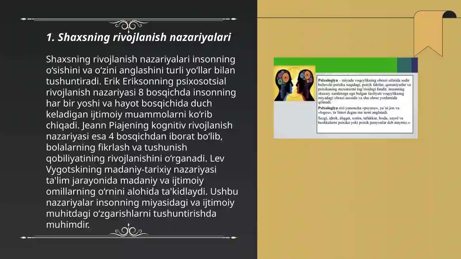 Psixologiyada shaxs nazariyalari 3