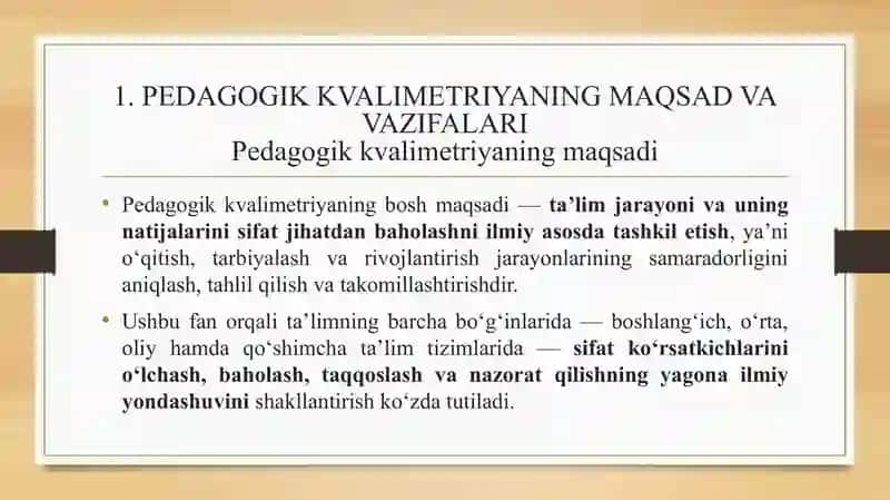 Pedagogik kvalimetriya fanining ilmiy-tadqiqot metodlari 3