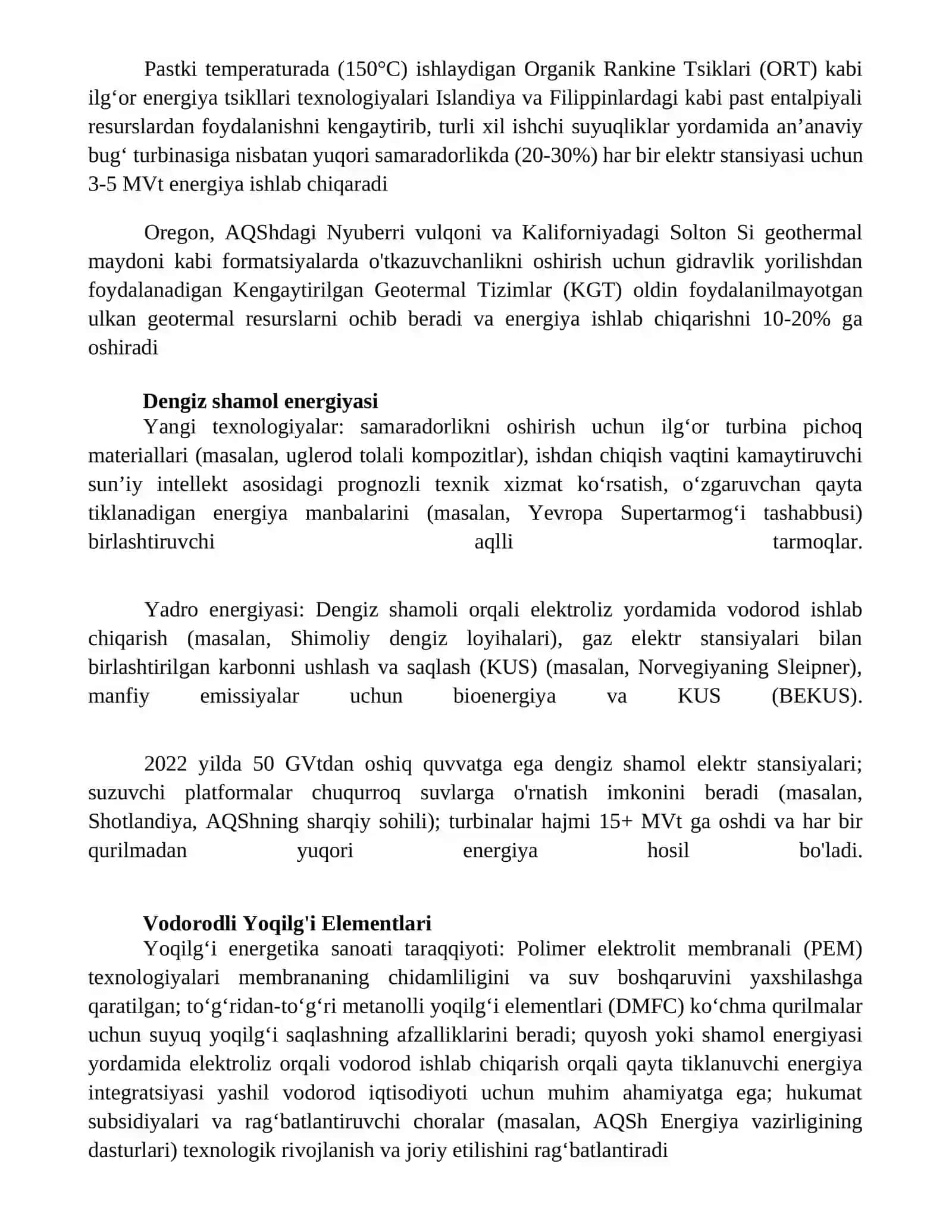 Yoqilg'i energetika sanoatidagi yangi texnologiyalar 3