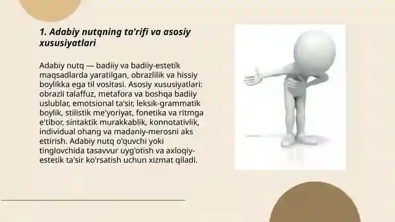 Adabiy nutq va uning uslublari 3