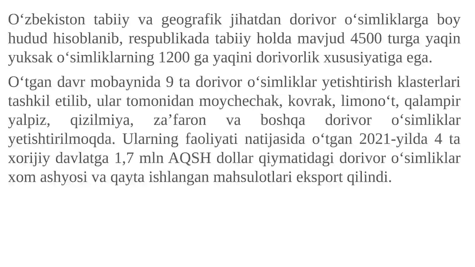 Gullari shifobaxsh hususiyatga ega bo’lgan dorivor o’simliklar 3