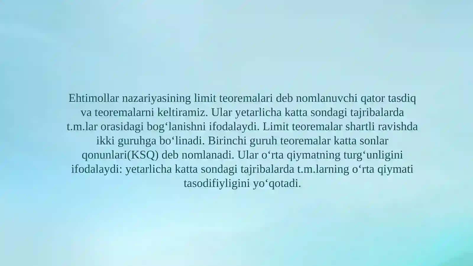 Limitteoremalari 3