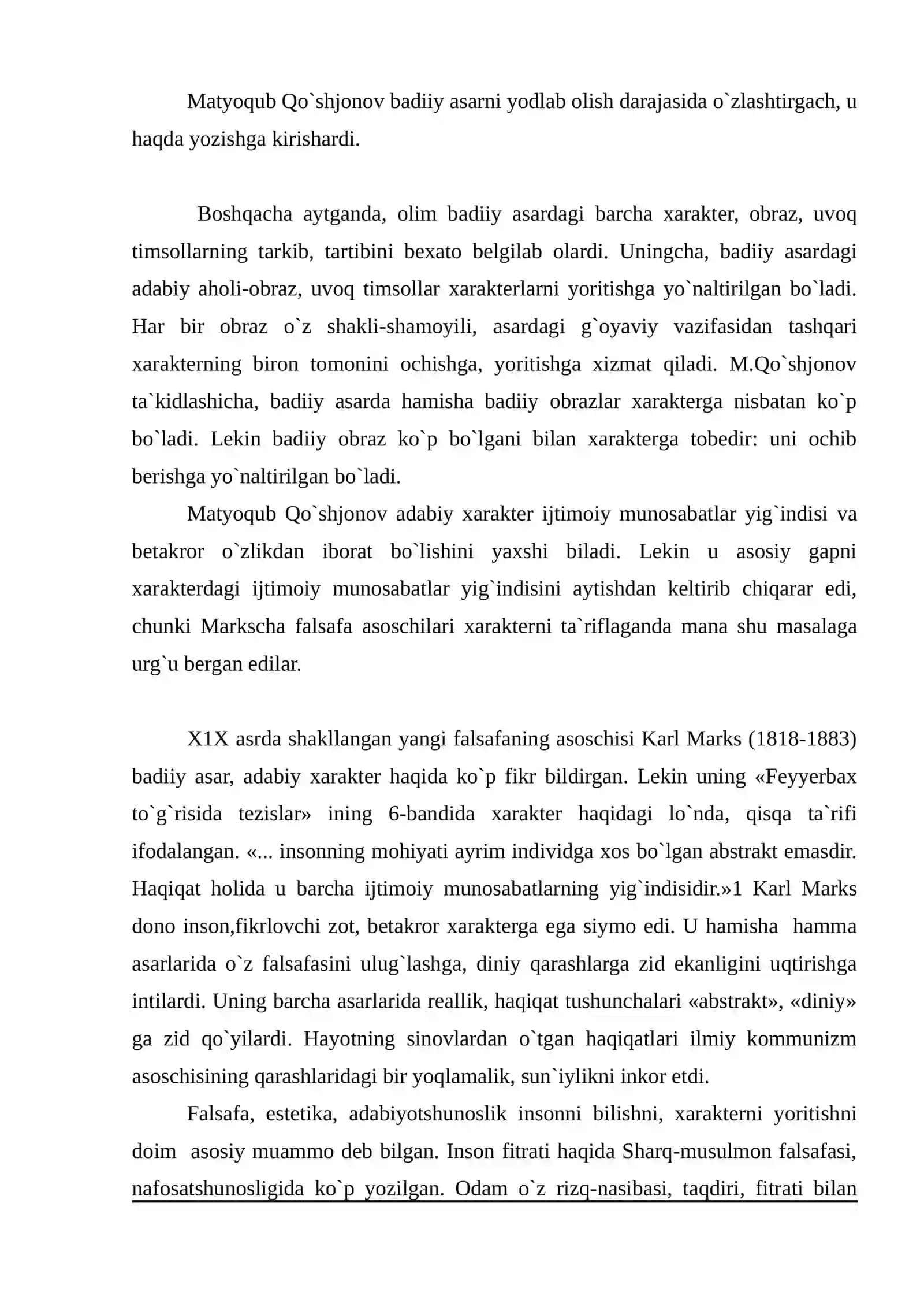 Adabiy xarakter haqida 3