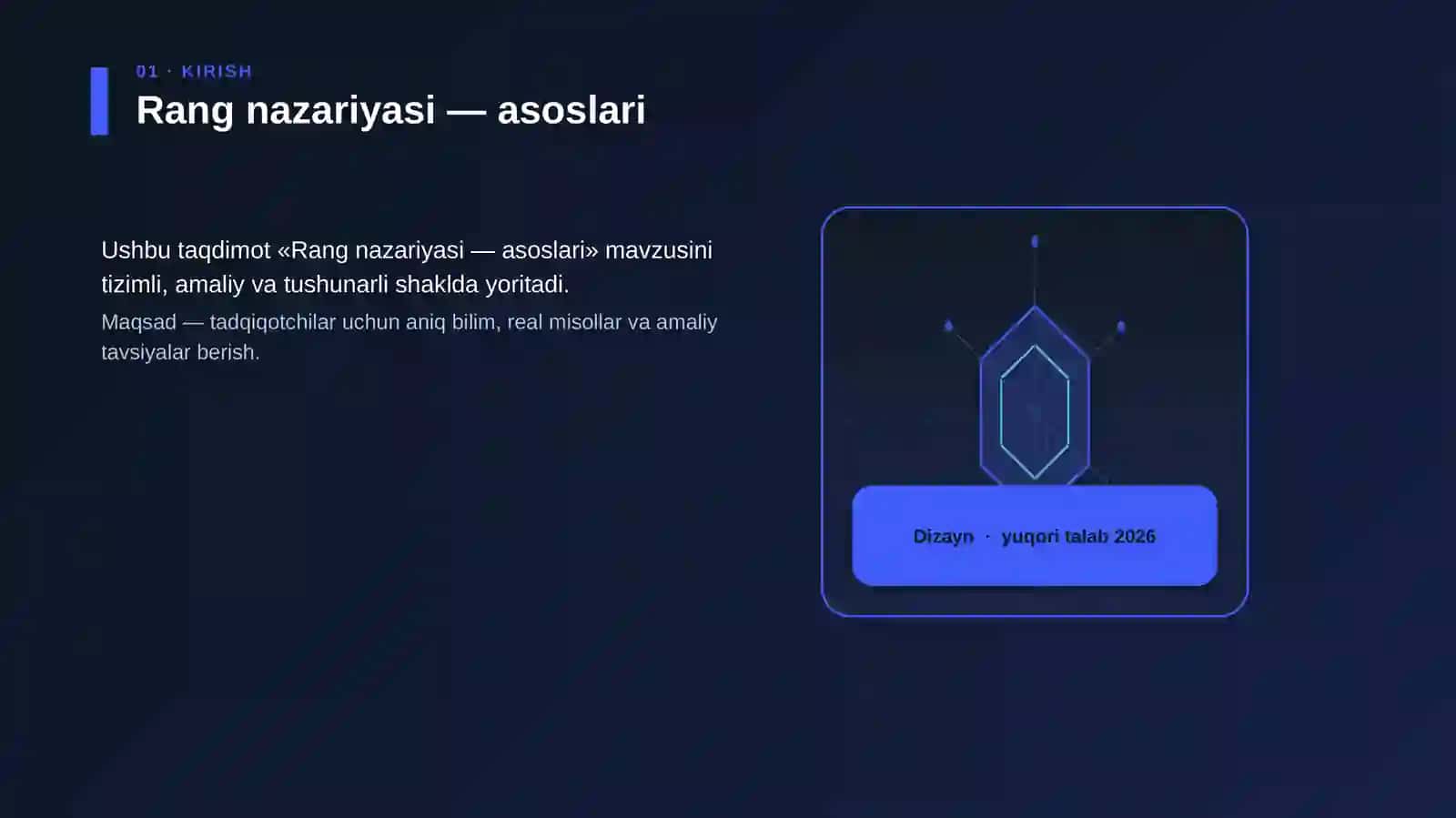 Rang nazariyasi — asoslari 3