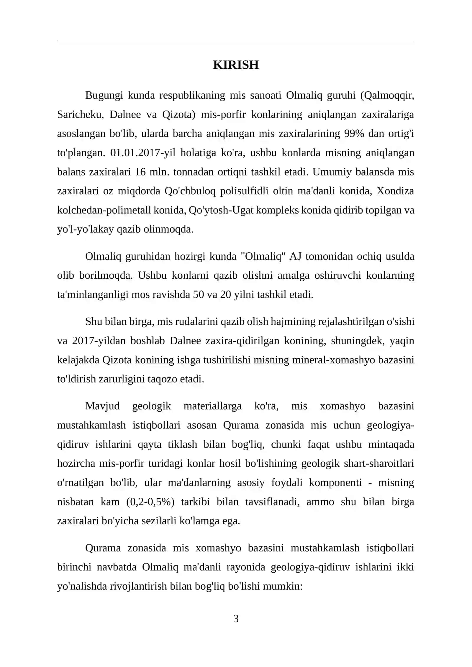 UNGURLIKON MAYDONINING GEOLOGIK TUZILISHI VA MIS-PORFIR KONLARI 3