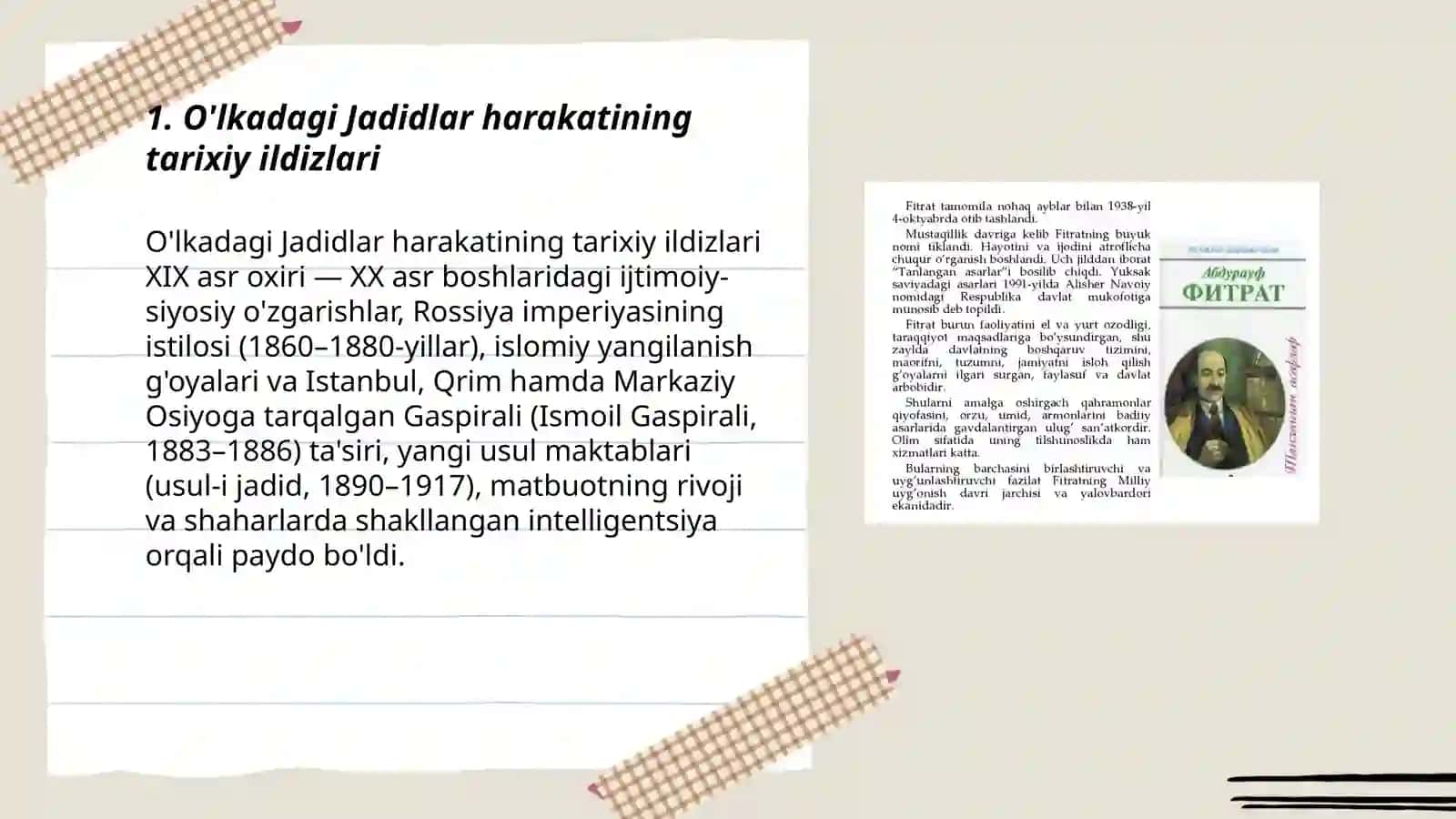O'lkadagi Jadidlar Harakati 3