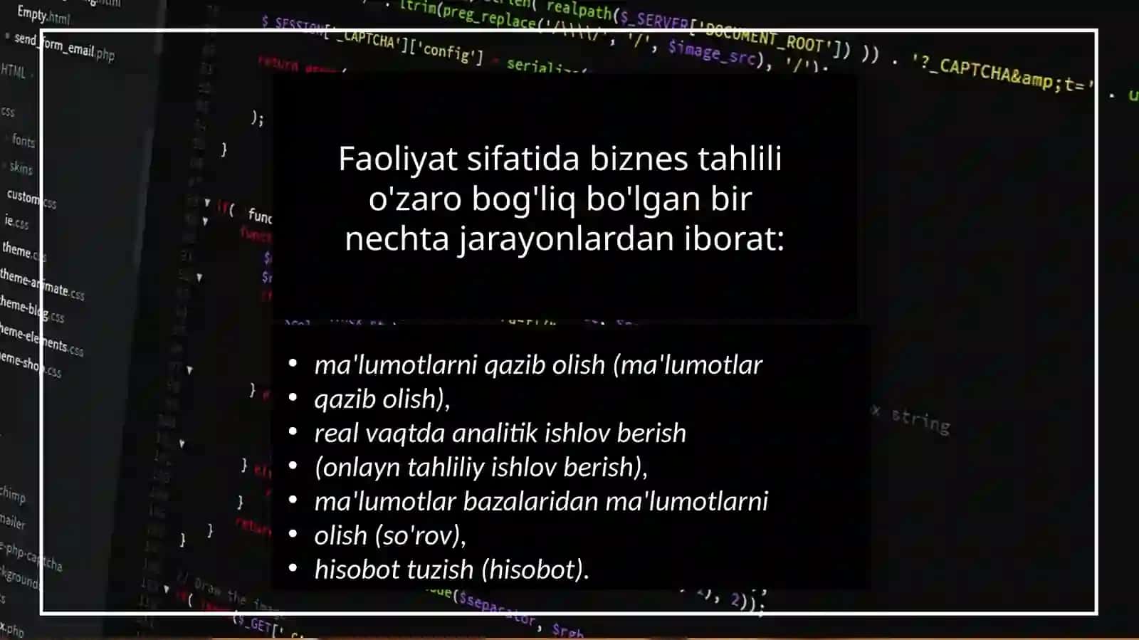 BIZNES RAZVEDKASIDA MA’LUMOTLAR BAZASINING AHAMIYATI 3