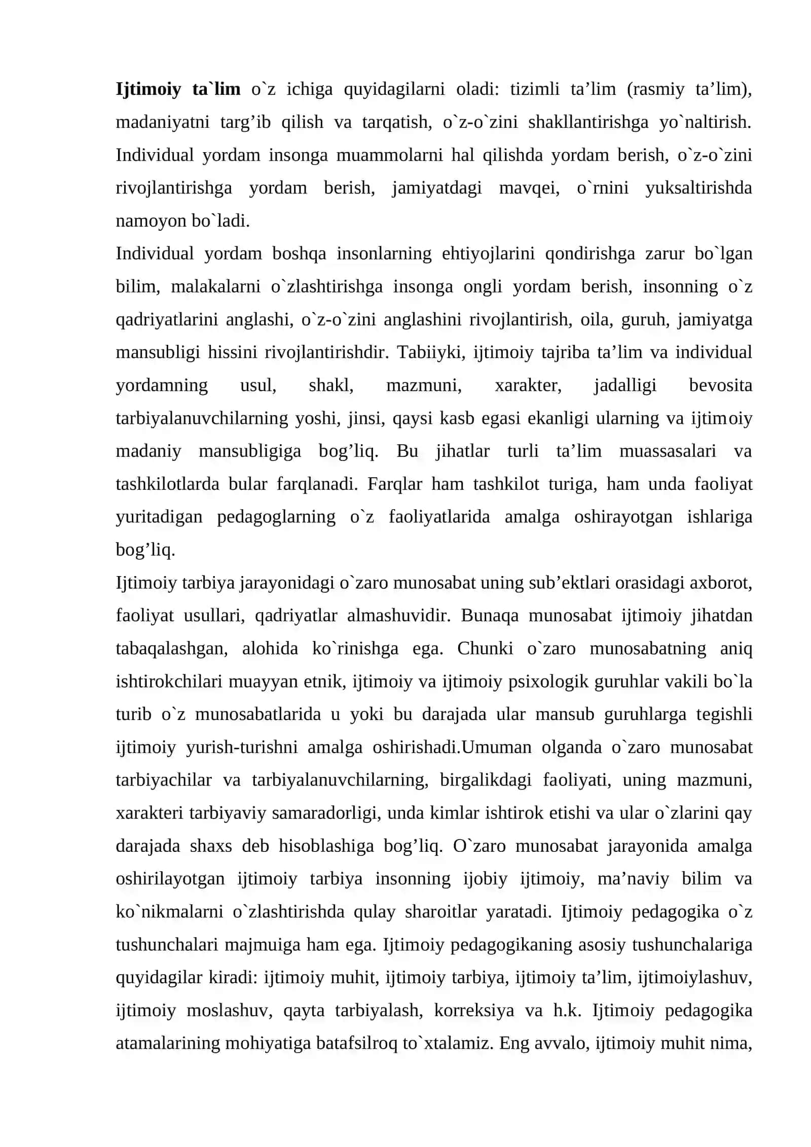 Ijtimoiy muhit bolani tarbiyalashning omili sifatida 3