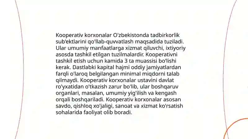 Kamunal sohasidagi sohalarni tashkil etish va tugatilishi 3