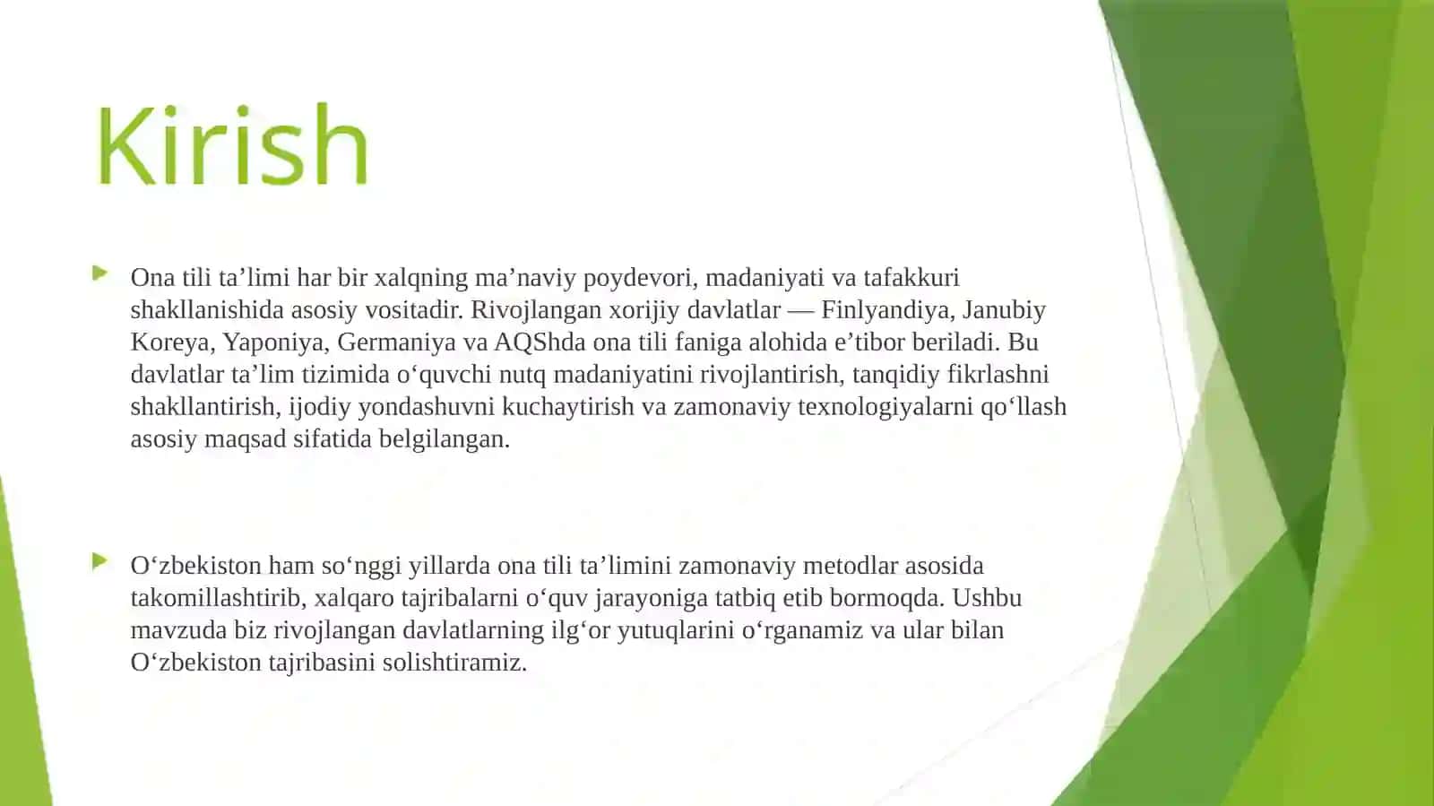 Ona Tili Ta'limida Rivojlangan  Xorijiy Davlatlar Tajribasi 3