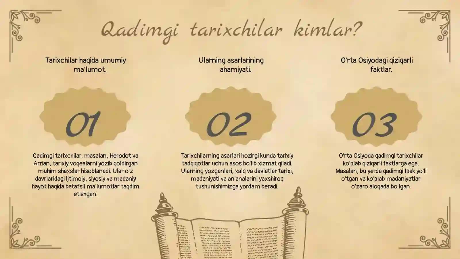 Qadimgi tarixchilar O'rta osiyo haqida 3