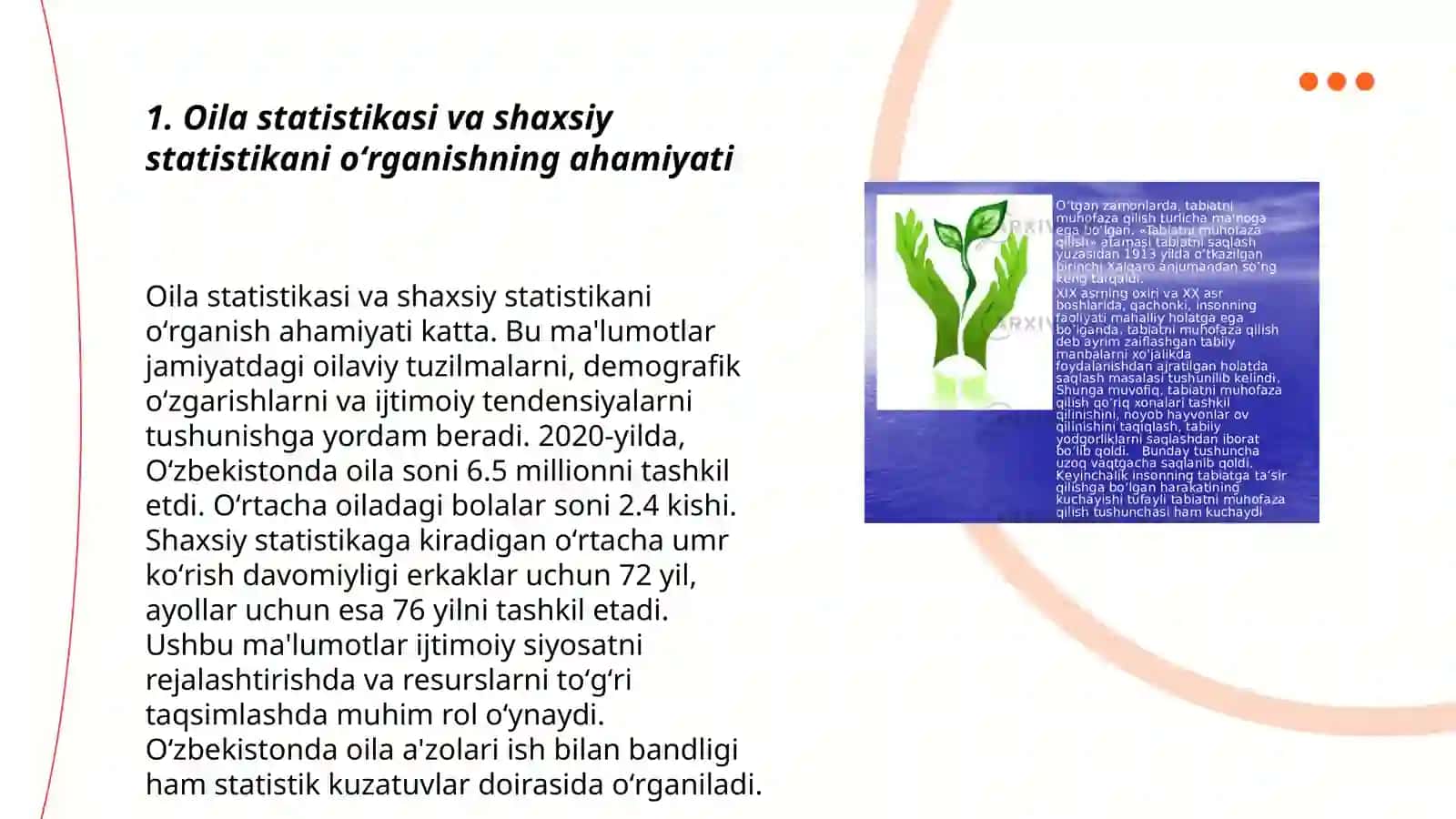 Mahmudjonova Mohlaroy - Oila va shaxsning statistik o'rganishning ahamiyati va vazifalari 3