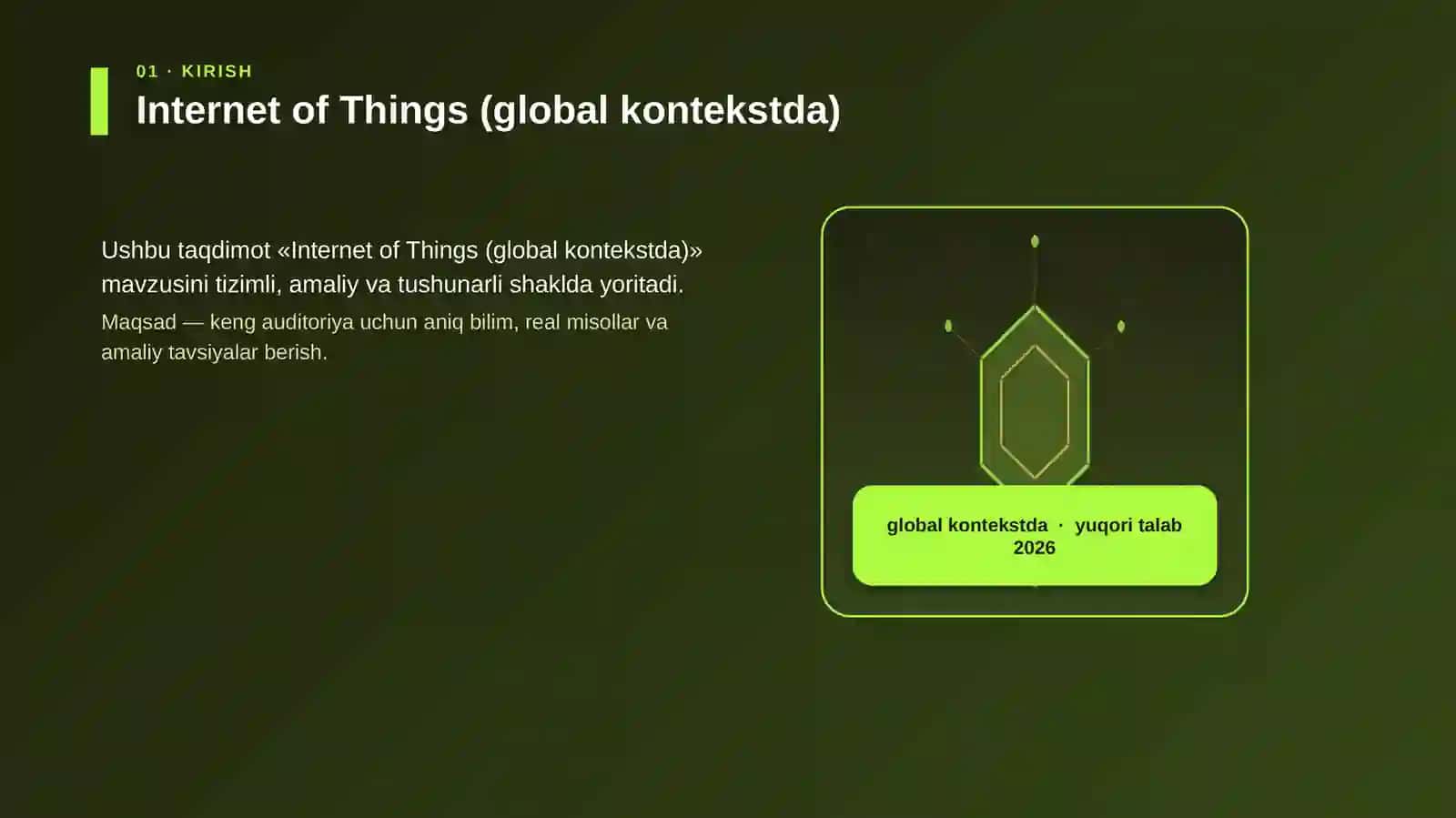 Internet of Things (global kontekstda) 3
