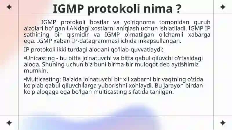 IGMP protokoli 3