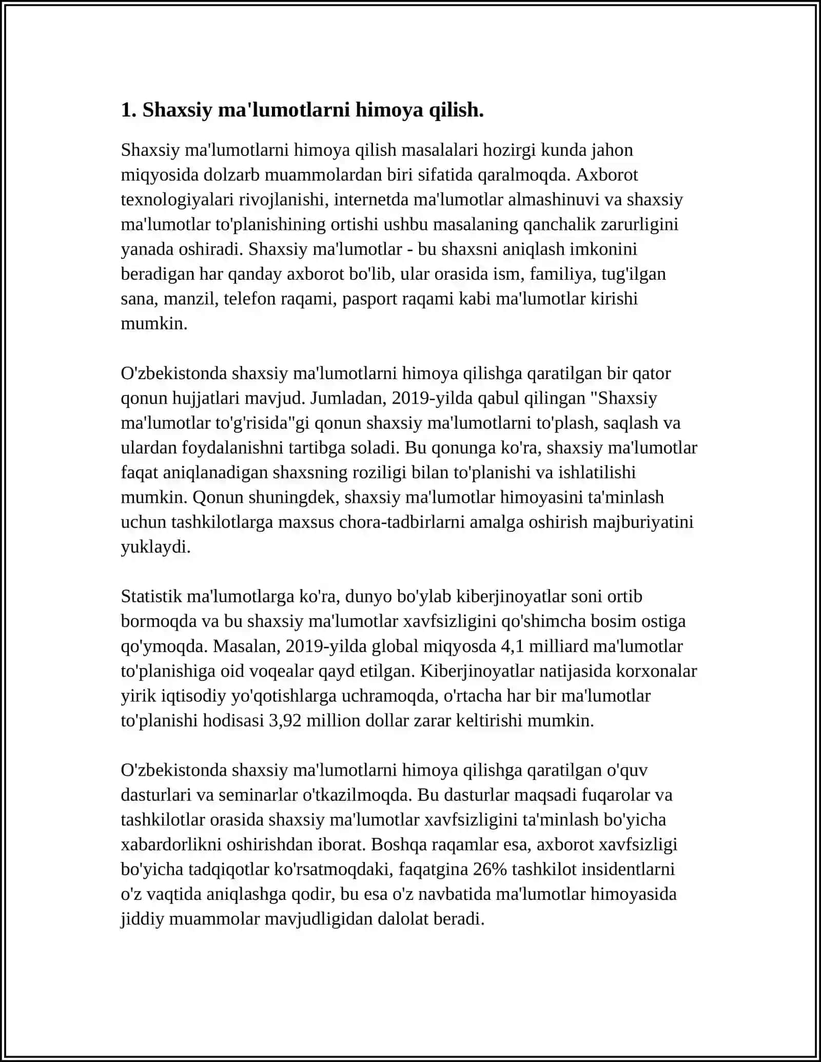 LNTERNET SAFETY RULES MUSTAQIL ISH 3