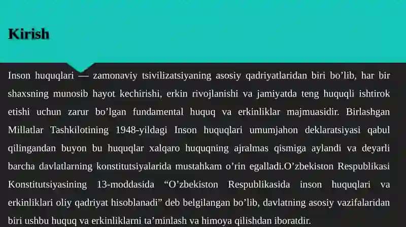 Inson huquqini buzganlik uchun jinoiy javobgarlik 3