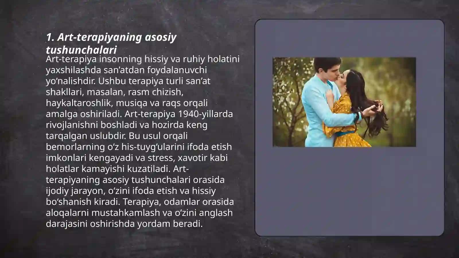 Art-terapiya haqidagi taqdimot 3