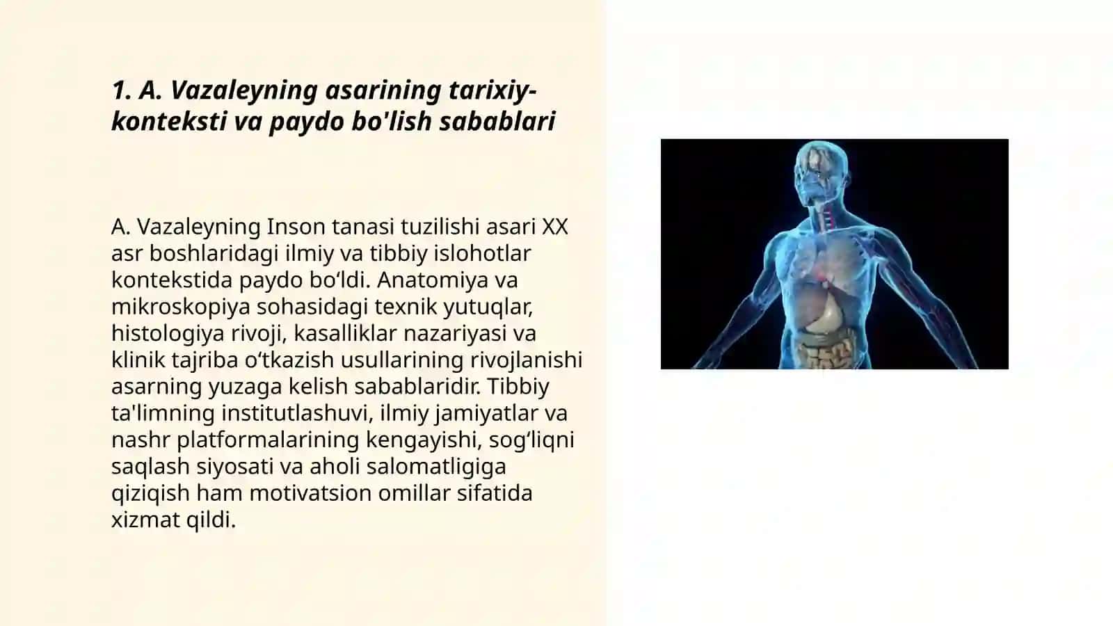 A. Vazaleyning inson tanasi tuzilishi asari va ilmiy inqilobi 3